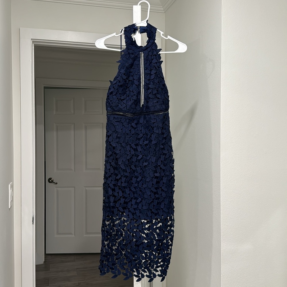 NAVY blue MIDI dress